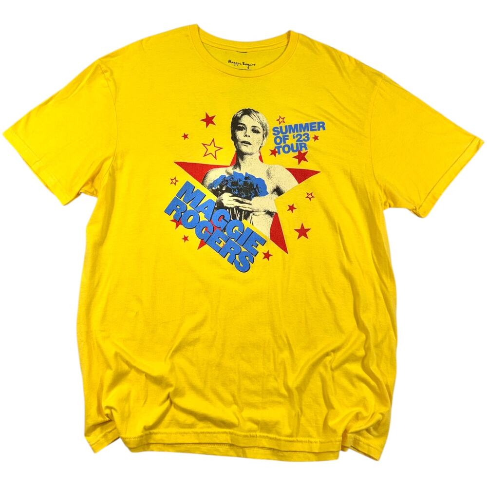 Maggie Rogers Tour T-Shirt Men's Large / XL Summer 2023 OFFICIAL EUC Feral Joy